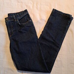 L.L. Bean boys size 14 darker wash jeans, adjustable waist, VGUC